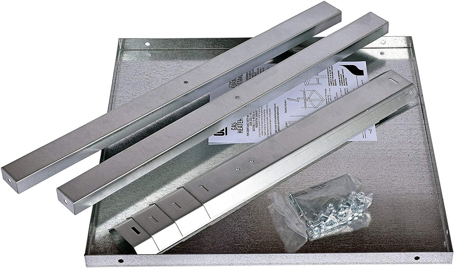Oatey 34057 Galvanized Water Heater Stand, 21"" Square x 18"" High, Steel