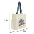 thumbnail image 3 of Lilo & Stitch Ohana Means Family 15.5-Inch Adult Canvas Tote Bag, 3 of 7
