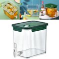 thumbnail image 6 of Yucurem 3.5L Clear Fridge Drink Dispenser With Spigot For Home Kitchen Kitchen Essentials (Dark Green), 6 of 10