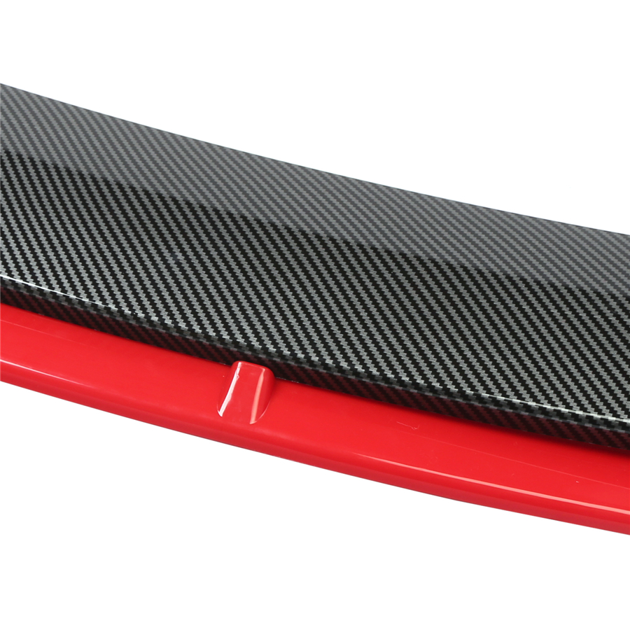 4x Universal Car Front Bumper Lip Chin Spoilers Splitter Carbon Fiber ...