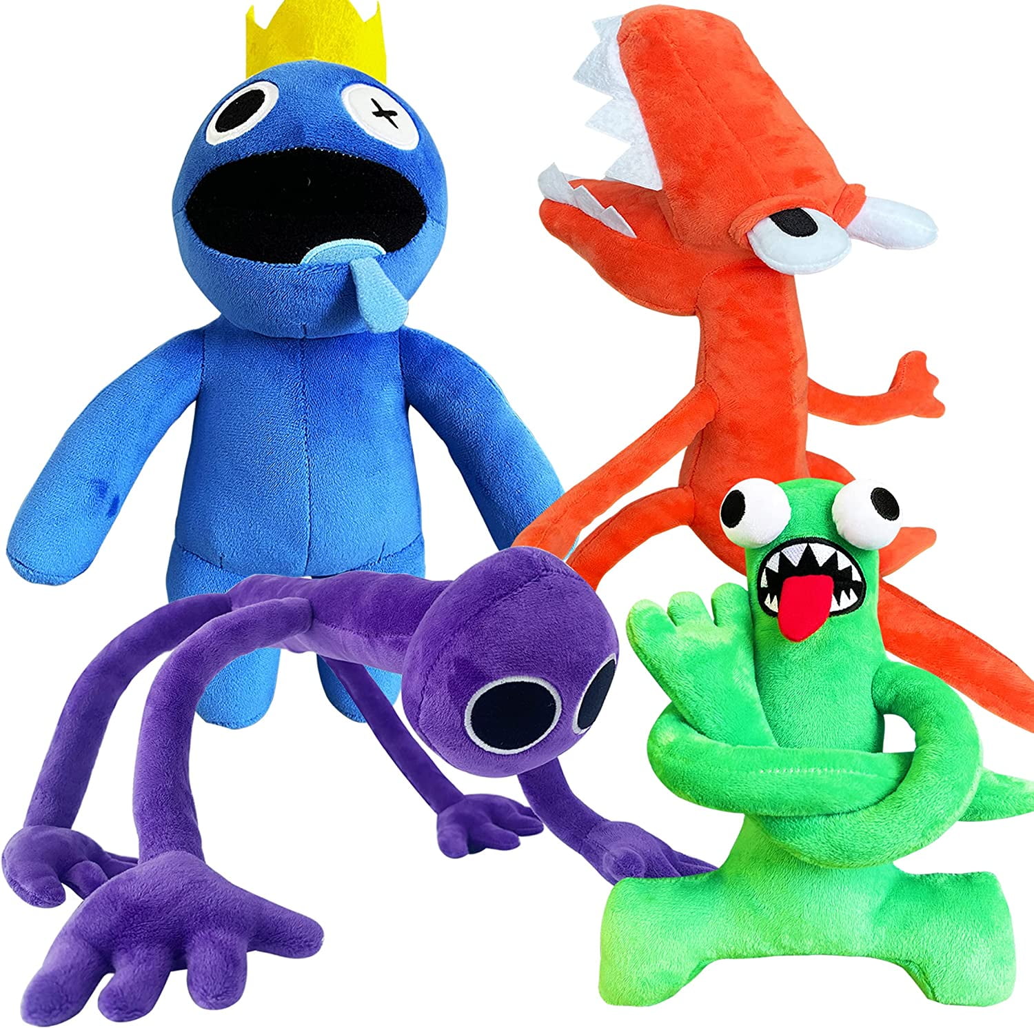 Moira New Horror Game Rainbow Friends Plush, 10-20 Blue Green Pink  Plushies Toy from Rainbow Friends for Fans Gift, Cute Stuffed Figure Doll  for Kids &Adults (Red)