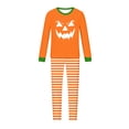 thumbnail image 5 of Evdexr Halloween Matching Pajamas for Family Long Sleeve Crew Neck Shirts & Pajama Pants 2 Piece Sets 2026 Pumpkin Bat Holiday Graphic Pjs Sets Lounge Lightweight Outfits M, 5 of 5