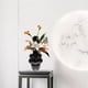 thumbnail image 5 of Ramo de lirio de Cala Artificial, arreglo de flores de cristal, decoración suave, decoración de mesa, conjunto de flores de simulación moderno, 5 of 6