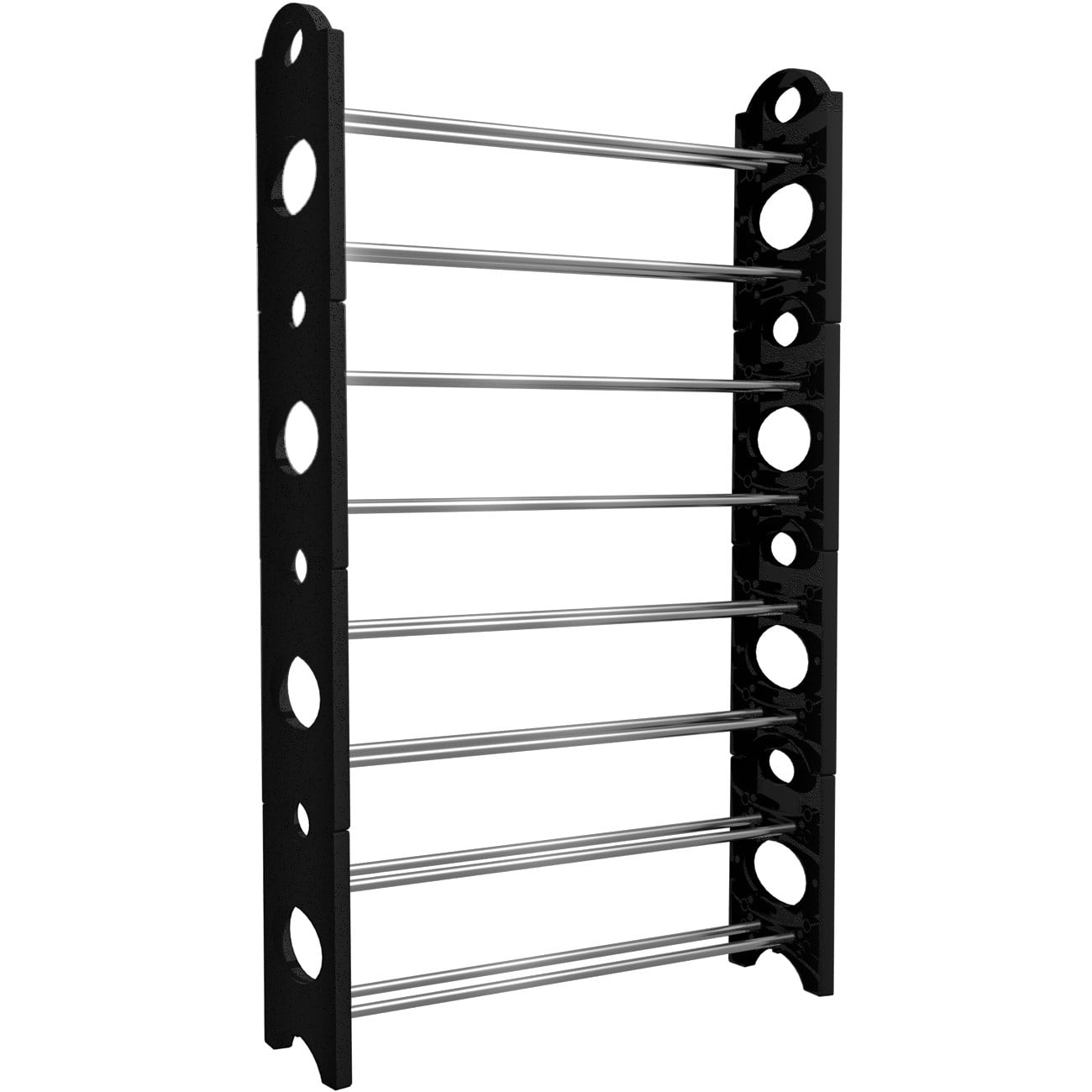 Sorbus Shoe Rack Organizer Storage Stackable And Detachable Easy To Assemble No Tools Required 8 Shelf Walmart Com Walmart Com