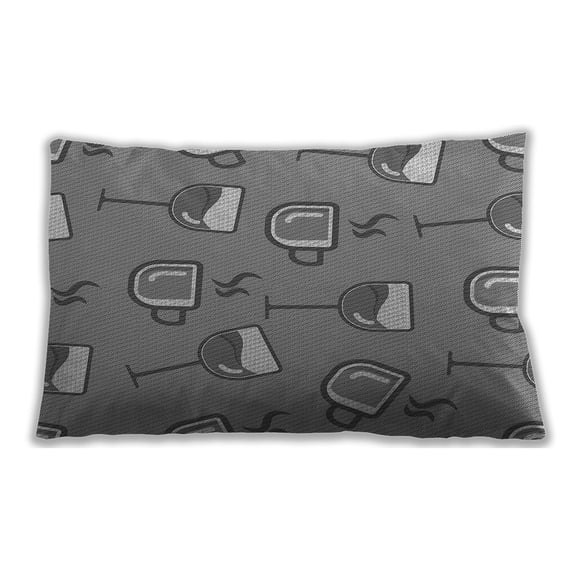 Ahgly Company Outdoor Rectangular Contemporary Lumbar Throw Pillow, 13 inch by 19 inch