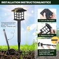 thumbnail image 3 of Solar Lights for Outside,16 Pack Flickering Flame LED Solar Outdoor Lights, Waterproof Solar Garden Lights Maintain 10 Hours of Lighting for Christmas, Garden, Landscape, Path, Yard, Patio, 3 of 10