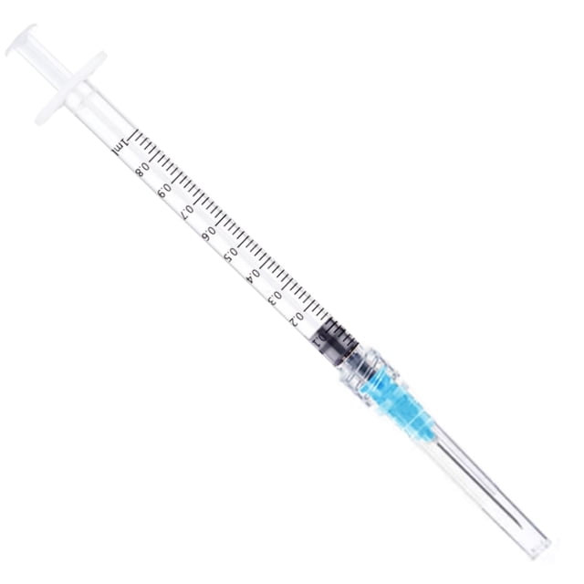 Utensilios dispensadores de laboratorio Zoganton, 1 ml, 23 Ga, 50 unidades, envueltos individualmente