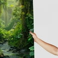 thumbnail image 3 of BCIIG Rainforest Shower Curtain Green Tree Forest Jungle Plant Tropical Summer Nature Scenery Landscape Bathroom Home Curtain with Hooks, 3 of 6