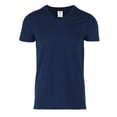 thumbnail image 1 of Playera Cuello V, para Caballero, Color Marino, Talla Grande, 100% Algodón. Yazbek C0306, 1 of 3