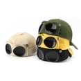 thumbnail image 1 of Sombrero de aviador Gafas de personalidad Gorra de béisbol Gafas de sol Gorra Traje Sombreros Unisex, 1 of 5