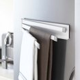thumbnail image 3 of Barra magnética para colgar toallas, estante giratorio plegable para cocina, refrigerador, almacenamiento para baño con múltiples postes sin perforaciones, 3 of 5