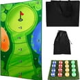 thumbnail image 1 of Avslappnat golf game set, 0.8x1.5M golf hitting matta, 1 of 4