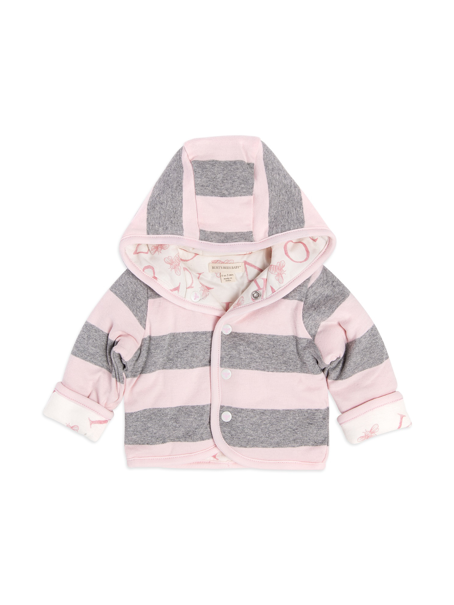 Burt's Bees Baby Burt's Bees Baby Organic Baby Girl Reversible Jacket