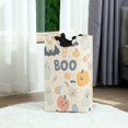 thumbnail image 6 of Yayeee Freestanding Laundry Hamper with Handle Collapsible Large Storage Basket for Clothes, Halloween Cute Pumpkins, 6 of 7