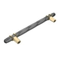thumbnail image 4 of Amerock Bp36650l London 6-5/16" Center To Center Bar Cabinet Pull - Satin Nickel / Black, 4 of 7