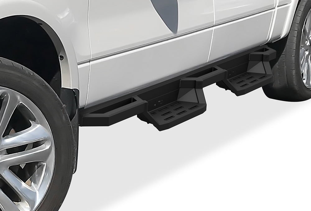 APS iArmor 6.5in Nerf Bars Drop Steps Square Tube Rocker Guards Compatible with Ford F150