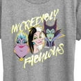thumbnail image 3 of Disney Villains - Incredibly Fabulous - Women's Short Sleeve Graphic T-Shirt, 3 of 5