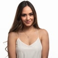 thumbnail image 4 of Collar de Mujer Corazón con Inciales LuckyLy, Modelo Adina rosa UNITALLA, 4 of 7