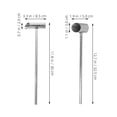 thumbnail image 2 of Raindrops 2pcs Marshmallow Spoon for Cotton Candy Making Machine Sugar Spoon with Stainless Steel Construction, 2 of 8