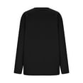 thumbnail image 5 of Womens Sherpa Lined Tunic Tops Plain Pullover Sweaters Side Split Fleece Warm Winter Clothes Long Tops for Leggings (M, Black), 5 of 7
