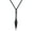 Black, variant on Fashion Delicate Jewelry Gold Silver Black Spear Sword Pendant Necklace-Black