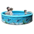 thumbnail image 1 of Portable Inflation-free Hard Plastic Swimming Pool Folding Pool Family Swimming Pool Round Swimming Pool for Babies Kids Adults, 1 of 7