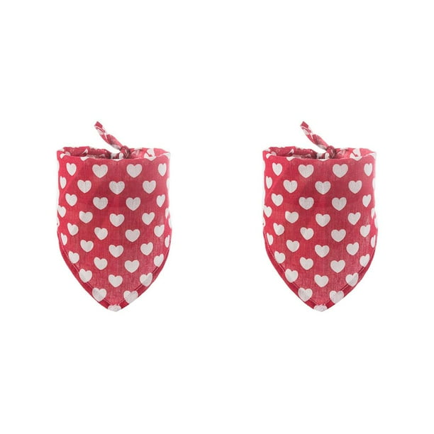 Greeniant Bufanda de baba para mascotas, portátil, transpirable, punteada, Triangular, reutilizable, toalla ajustable, regalo para cuello de Azul oscuro 2piezas
