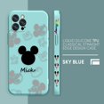 thumbnail image 3 of Case For iPhone 14 13 12 11 Pro XS Max Mini X XR 7 8 6 6S Plus Colour Simple Liquid Silicone Case Anime Cute Mickey Minnie Mouse, 3 of 5