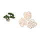 thumbnail image 5 of Árbol bonsái artificial,Bonsái artificial para decoración de escritorio o interior,Bonsái artificial,planta falsa en maceta.,Placa de pared con hojas de palma,Decoración de pared de, 5 of 8