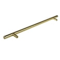 thumbnail image 2 of GlideRite 9 in. Center Solid Modern Cabinet Bar Pulls, Satin Gold, Pack of 25, 2 of 4