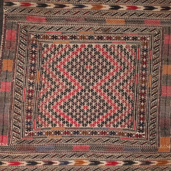 Ahgly Company Machine Washable Indoor Square Traditional Light Copper Gold Area Rugs, 3' Square