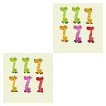 thumbnail image 3 of Bearachild 50 botones de de animales mixtos para artesanías de colección de recortes DIY ropa de bebé niños accesorios de costura decoración de No.01 2piezas Bearachild CBP009487, 3 of 5