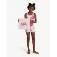 thumbnail image 2 of Justice Girls Gift Box - 4 Piece Dance Set Including Reversible Sport Bra, Dance Short, Leotard, and Leg Warmer, Sizes XS-XL, 2 of 4