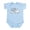 Sky Blue, variant on CafePress - Cutting Horse Infant Bodysuit - Baby Light Bodysuit, Size Newborn - 24 Months