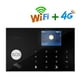 thumbnail image 2 of Alarma antirrobo con control remoto por aplicación WiFi 4G TFT de 2,4 pulgadas, compatible con Alexa, Google Home, Tuya, 100-240 V, versión americana, 2 of 12