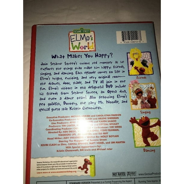Elmo's World: What Makes You Happy? (DVD), Sesame Street