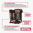 thumbnail image 4 of Motul C1 Chain Cleaner and C2 Motorcycle Chain Lube Kit with Brush, Gloves, and Sticker, Complete Road Motorcycle Maintenance Kit for Street Bikes and Karts, 4 of 4