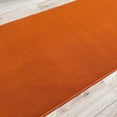 thumbnail image 3 of Custom Size Anti-Slip Machine Washable Loop Pile Orange Runner Rugs ( 6' x 26"), 3 of 7