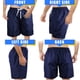 thumbnail image 4 of Shorts de Baño Scotamalone de Secado Rápido para Hombre Azul Marino, 4 of 6