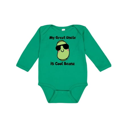

Inktastic Cool Beans Great Uncle Gift Baby Boy or Baby Girl Long Sleeve Bodysuit