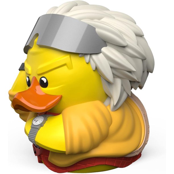 Figura coleccionable de vinilo con forma de pato de goma TUBBZ Doc Brown