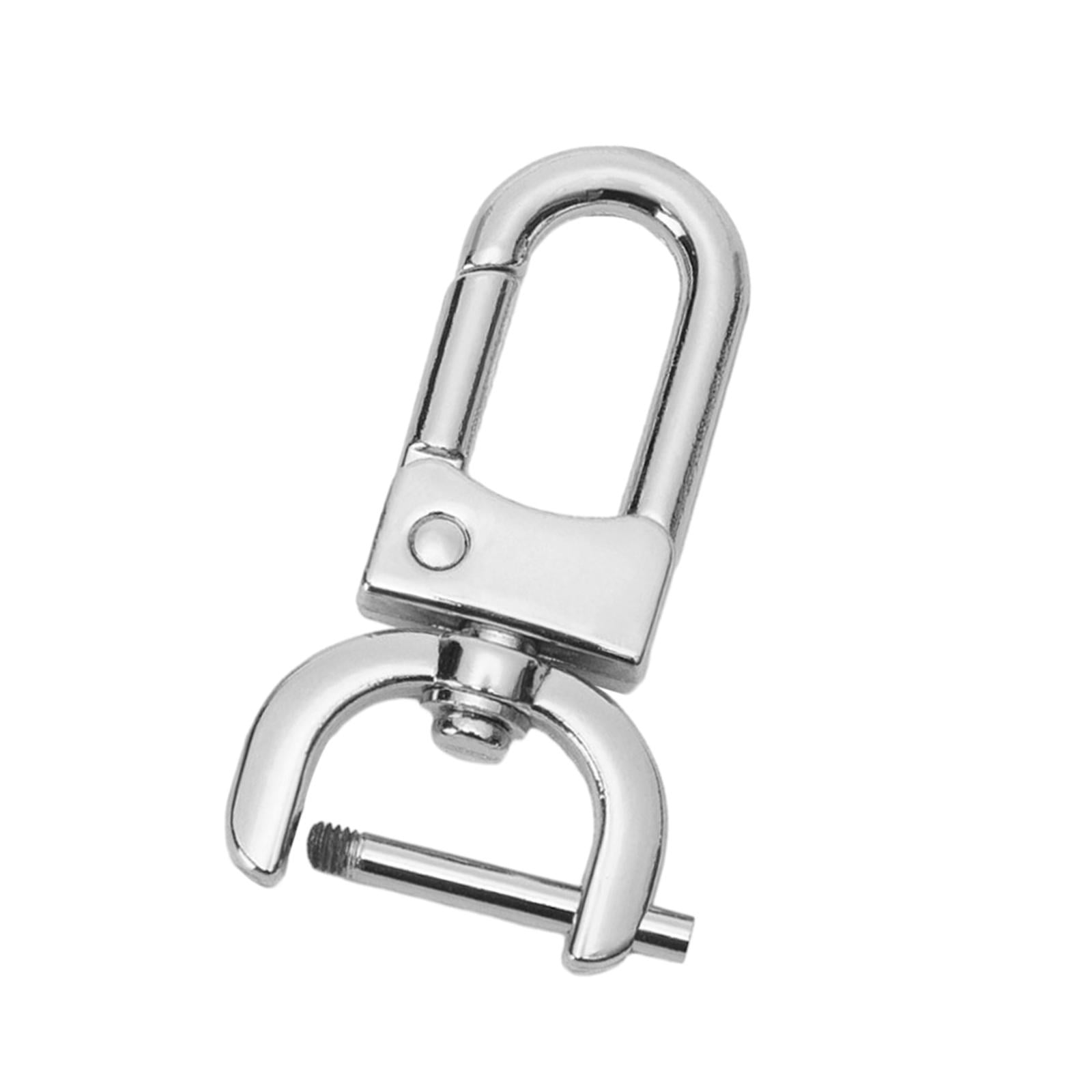 ✿Metal Swivel Clasp Snap Hook Clip Key Chain KeyFob Ring DIY Bag Part Purse  Clip