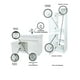 thumbnail image 4 of Combo De Gabinete Con Lavamanos Y Monomando + Gabinete Organizador Bourdelle, 4 of 6