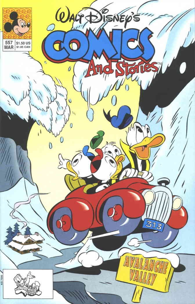 Cover of Walt Disney's Comics and Stories #557