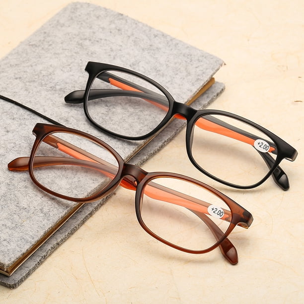 Gafas de lectura TR90 para hombres y mujeres, gafas antiguas de resina HD para correr, gafas de lectura de puesto Jianghu