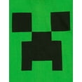 thumbnail image 4 of Minecraft Creeper Hooded Cosplay T-Shirt and French Terry Shorts Outfit Set Toddler to Big Kid, 4 of 5