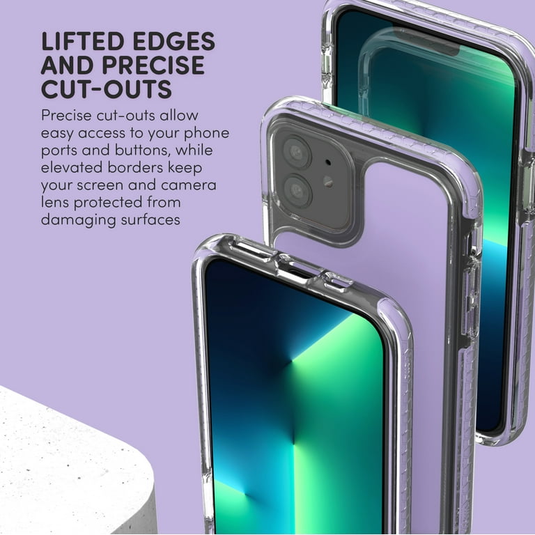iHome Velo Silicone Impact Case for iPhone 11/XR, Lavender