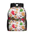 thumbnail image 1 of Adobk Sac à Dos Résistant à l'Eau Imprimé Biscuits de Noël pour Travail Voyage Collège Compartiment Durable pour Ordinateur Portable Sangles Réglables, 1 of 8