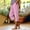 Hot Pink, variant on Asgosdo Women Capris Pants High Waisted Side Slit Striped Casual Basic Beach Vacation Pants with Pockets