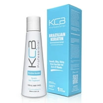 KCB Professional Brazilian Keratin, 1 Step Keratin Hair Treatment Kit at Home. Straightening and Hair Frizz Control, All Hair Types, 3.38Floz